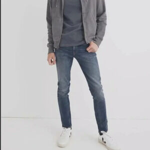 MADEWELL mens skinny skinny jeans denim size 29 x 32